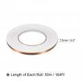 Uxcell 1pcs 0 2 Inchx164 Ft Foil Self Adhesive Tile Sticker Decoration Gap Sealing Tape Strip Waterproof Self-adhesive Floor