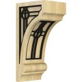 Ekena Millwork Corw03x04x08diosblma Diane Recessed W Ironcraft Oslo Inlay Wood Corbels 3 1 W X 4 D 8 H Maple 