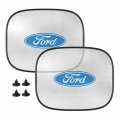 Ipick Image Ford Logo Car Side Window Mesh Sun Shades For Baby Children Uv Protection 2 Pack