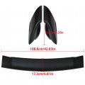 Wflnhb Matte Black Stand Up Big Trunk Spoiler Wing Replacement For 2014-2020 Toyota Corolla