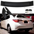 Wflnhb Matte Black Stand Up Big Trunk Spoiler Wing Replacement For 2014-2020 Toyota Corolla