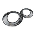 Fog Light Trim For Nissan Pathfinder 2013 2014 2015 2016 Driver And Passenger Side Pair Front Chrome Replacement Ni1038138 