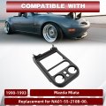 Hecasa Dash Bezel Compatible With 1990-1993 Mazda Miata Replacement For Na01-55-210b-00 Center Control Dashboard Trim Cover
