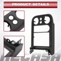 Hecasa Dash Bezel For 1990-1993 Mazda Miata Replacement Na01-55-210b-00 Center Control Dashboard Trim Cover Panel Plastic Black