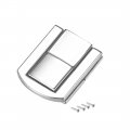 Toggle Catch Lock 31mm Retro Decorative Silver Tone Hasp With Screws For Suitcase Chest Trunk Latch Clasp 