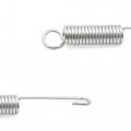 Uxcell 2pcs 10 5cm Silver Tone Metal Motorcycle Foot Bracket Kickstand Return Spring Side Stand Replacement For Honda Cg125