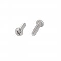 Uxcell M1 6x6mm 316 Stainless Steel Phillips Pan Head Machine Screws Silver Tone 50 Pcs