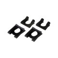 Brake Line Retaining Clips For Chevy Equinox 2005 Steel With Black Oxide Finish Square Shape 0 5 In Inside Diameter 4 Pack 
