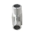 90a Deg Heater Hose Fitting 1 2 Npt To 5 8 Barb Chrome Billet Aluminum