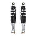 Dual Rear Shock Absorbers With Adjustable Spring Preload 270mm Length 10mm Mounting Hole For Chinese Gy6 Scooter Mopeds Taotao