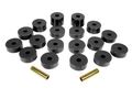 Prothane 1-109-bl Black Body Mount Bushing Kit For Cj5 Cj7 Cj8 Yj And Tj 18 Piece 