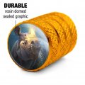 Rhino Glowing Horn Valve Stem Caps For Tire Rim Wheel Aluminum Yellow