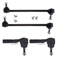 4 Piece Sway Bar End Link And Outer Tie Rod Kit K750385 Es800408 For Chrysler 200 2011 2014 Sebring 2007 2010 Dodge Avenger 