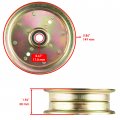 Caltric 52 Spindle Pulley Blade Belt Rebuild Kit Compatible With Husqvarna Ts352 Gt52xls Gt52xlsi