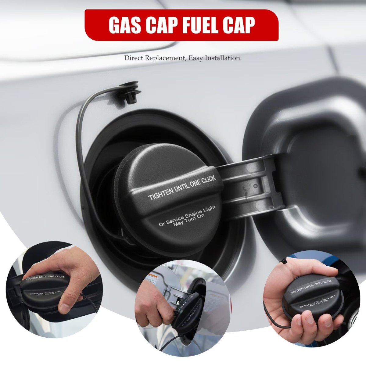 Gt360 Gas Cap Fuel For Chevy Gmc Cadillac Silverado Sierra 1500 2500 3500 4500 Suburban Tahoe Yukon Escalade Esv 2012 2021 Part
