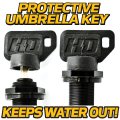 1018263-01 Starter Ignition Switch For Club Car 4 Pin Golf Cart With Protective Umbrella Key Mounting Hardware And Keys