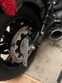 Eaccessories Ea Flat License Plate Relocation Holder Bracket For Bobber Chopper Custom Rear Axle Tag Mount Lightweight Highly