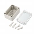 65 X 95 55mm Electronic Abs Plastic Diy Junction Box Enclosure Case W Clear Cover 