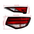 Right Inner And Outer Side Tail Lamp Replacement For Nissan Sentra 2021-2023 Passenger 265506lb0a 265506lb5a