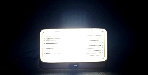 Rv Exterior Porch Utility Light With Switch 12v 300 Lumen Led Lighting Fixture For Rvs Trailers Campers 5th Wheels White Base