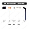 Pch-25 Torch Electrode 9-6006 Tip 9-4476 Gas Distributor 9-6007 Kit For Thermal Dynamics Plasma Air Cutting Consumables 35pcs