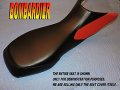 New Replacement Seat Cover Fits Bombardier Can Am Ds650 2000-07 Canam Ds 650 Black Red 815a