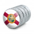 Florida State Flag Motorcycle Bicycle Bike Tire Rim Wheel Aluminum Valve Stem Caps