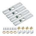 Uxcell Light Crossbar Kit 4 Inch Length Mounting Bracket Universal Lamp Fixture 4pcs For Chandelier Wall Lighting