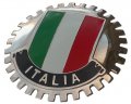 Italia Italy A Car Grille Badge