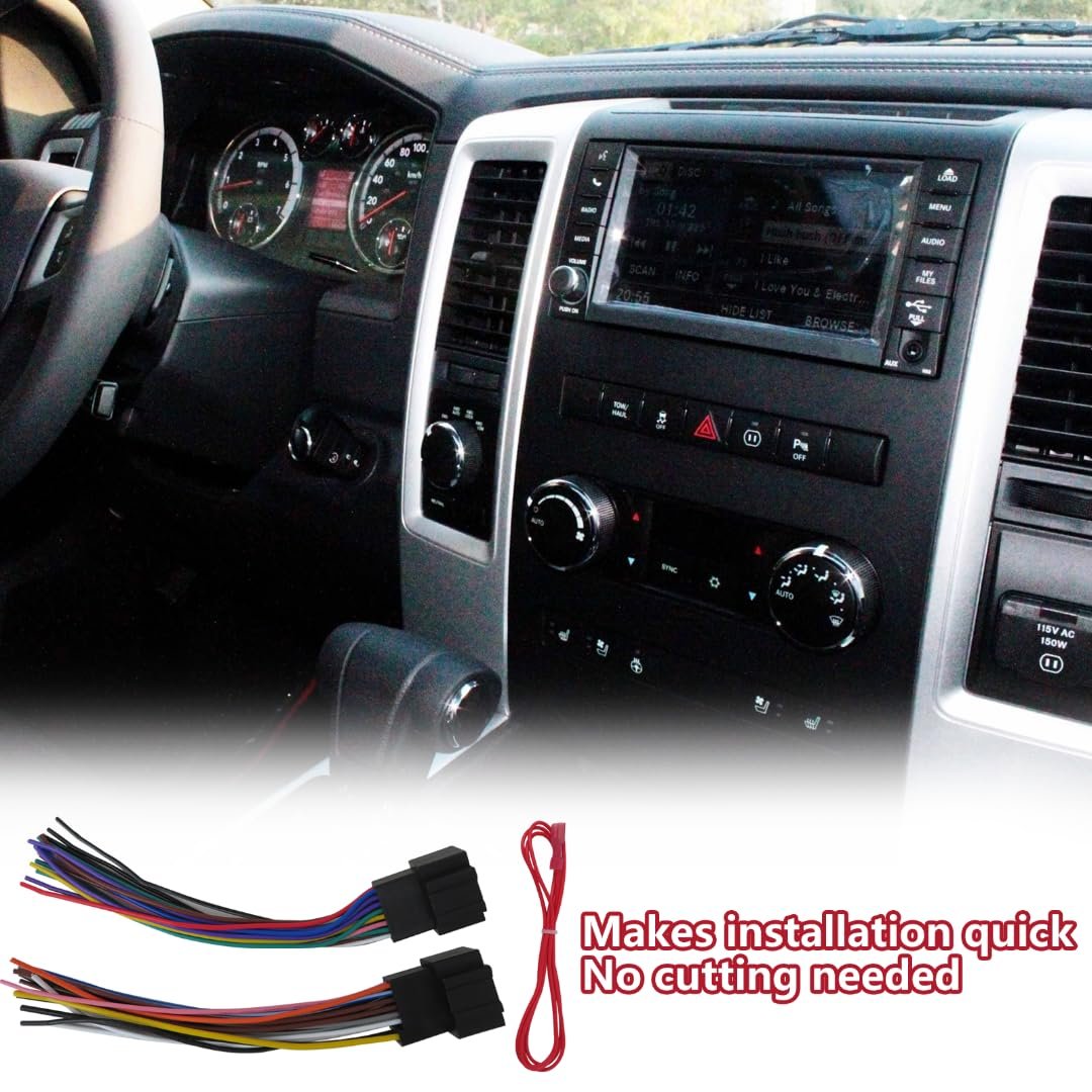 2pcs Car Stereo Radio Wiring Harness Adapter For 2005 To 2011 Cadillac Sts And Other Gm Vehicles