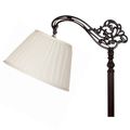 Upgradelightsa 12 Inch Uno Lamp Shade Replacement In Pleated Eggshell 