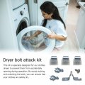2pack 279570 Dryer Door Latch Strike Kit For Kenmore Whirlpool Replaces 342295 347813 Ah334230 De902 Ea334230