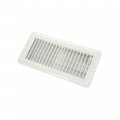 Dampered Floor Register 4 In X 10 White Durable Steel With One Hand Damper Operation And Secure Installation Screw Hole Model 