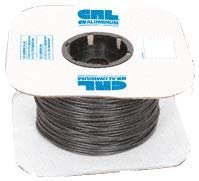 Crl Black 160 Foam Core Screen Spline 500 Ft Roll