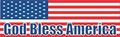10in X 3in God Bless America United States Flag Bumper Magnet Magnets By Stickertalk 