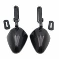 Httmt Mt252-015- Diamond Shape Rearview Mirrors Compatible With Suzuk Yamah Kawasak Bike Black New