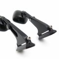 Httmt Mt252-015- Diamond Shape Rearview Mirrors Compatible With Suzuk Yamah Kawasak Bike Black New