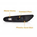 G-plus Front Side Marker Turn Signal Lights Assembly Driver Passenger Chrome Bezel Lamps Pair 63137165741 63137165742
