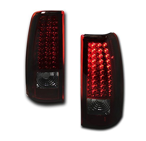 Chevy Silverado Gmc Sierra Led Altezza Tail Brake Lights Red Smoke