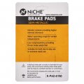 Niche Alloy Steel Brake Pad Set For Harley-davidson Sportster 1200 883 Forty Eight 42029-07 42836-04a Rear Semi-metallic