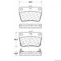 105 10510 Posi Quiet Ceramic Brake Pads With Shims And Hardware Preferred Rear 