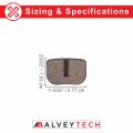 Alveytech Disc Brake Pads For Mini Bike Standard Caliper 2 Parts Motovox Mbx10 11 Baja Doodle Bug Coleman Monster Moto Dirt