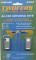 Aanraku 3 4 In Twofers 2 Piece Diamond Grinder Bit Set 100 120 Regular Grit For Stained And Fused Glass Model Gb34r 