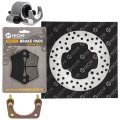 Niche Rear Right Brake Rotor Caliper Pad Kit For Polaris Ranger 900 Crew 570