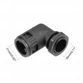 Uxcell Corrugated Tube Connector 90 Degree Ad21 2 Conduit Hose Joint Clamps