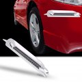 2pcs Side Vents For Cars Chrome Silver Car Air Flow Fender Intake Grille Duct Decoration Sticker