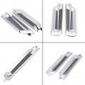 2pcs Side Vents For Cars Chrome Silver Car Air Flow Fender Intake Grille Duct Decoration Sticker