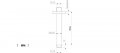 Weirun Bathroom All Brass 17 7-inch Extra Long Square Straight Shower Arm With Flange For Fixed Head Ceiling Mount Heavy Duty