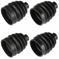 Caltric 2 Front Axle Outer And Inner Cv Boot Kit Compatible With Kawasaki Brute Force 750 Kvf750 2012-2017