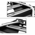 Front Upper Bumper Grille Chrome Grill Trim For Hyundai Elantra 2017-2018 Black